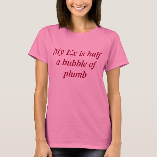 Mijn ex. sms t-shirt. t-shirt (Voorkant)