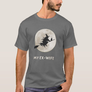 Mijn ex-vrouw is een heks, bittere scheiding t-shirt