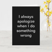 Mijn excuses kaart (Gele Bloem)