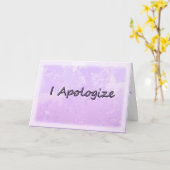 Mijn excuses kaart (Gele Bloem)