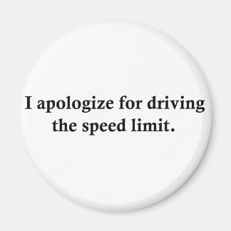 Mijn excuses voor de snelheidsbeperking. magneet