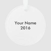 Mijn extra chromosoom maakt me flauw, kerst ornament (achterkant)