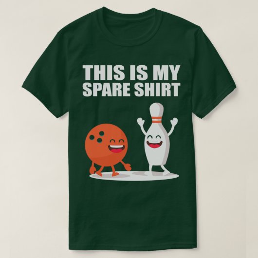 Mijn extra grappige Bowlingball speelt Bowler Coac T-shirt (Design voorkant)