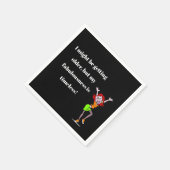 Mijn fabelachtigheid - grappige cocktail servet (Hoek)