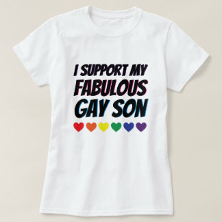 Mijn Fabulous Gay Son Support T-shirt