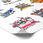 Mijn Facebook Friends Poster (Hoek)