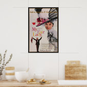 Mijn Fair Lady Retro Audrey Hepburn Rex Harrison Poster (Keuken)
