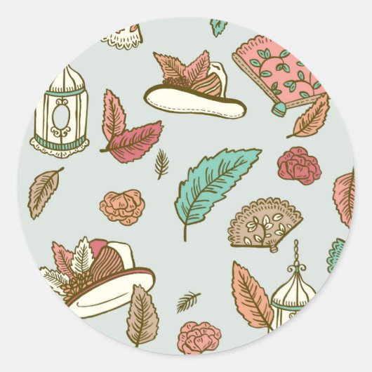 Mijn Fair Lady Ronde Sticker (Voorkant)