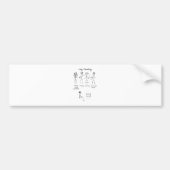 Mijn familie-4 bumpersticker (Voorkant)