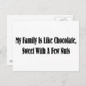 Mijn familie briefkaart (Voorkant / Achterkant)