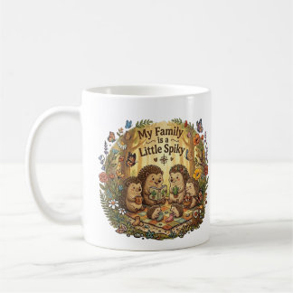 Mijn familie is een beetje stekelig koffiemok