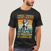 Mijn familie Mijn Cavalier King Charles Spaniel T-shirt (Voorkant)