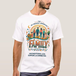 Mijn Familie Mijn Grootste Avontuur T-shirt