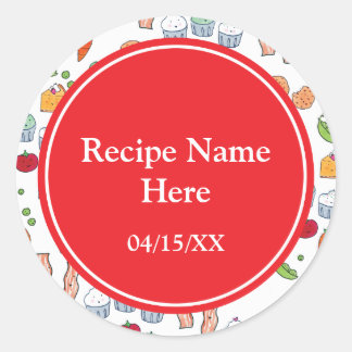 Mijn familie ontvangt ronde sticker