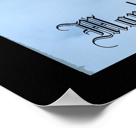 Mijn familie - Poster van 24 x 24 inch (Hoek)