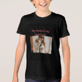 Mijn familie Tri-Blend shirt (Voorkant)