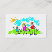 Mijn familie visitekaartje (Achterkant)