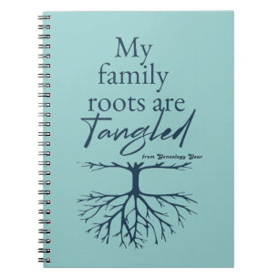 Mijn familie wortels zijn verward notitieboek