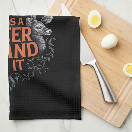 Mijn familieboom heeft een diepere positie in het  theedoek (Quarter Fold)