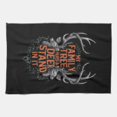 Mijn familieboom heeft een diepere positie in het  theedoek (Horizontaal)