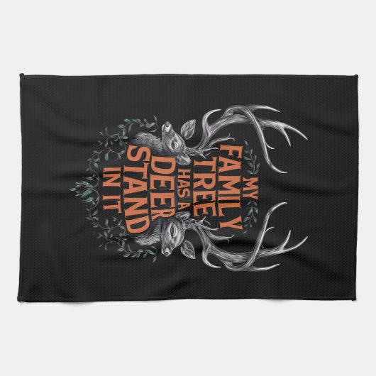 Mijn familieboom heeft een diepere positie in het  theedoek (Horizontaal)