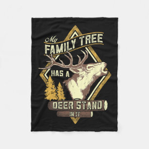 Mijn familieboom heeft er een diepere positie in - fleece deken