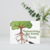 Mijn familierouten onderzoeken briefkaart (Staand voorkant)