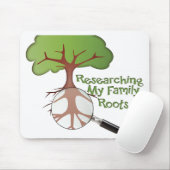 Mijn familierouten onderzoeken muismat (Met muis)