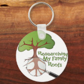 Mijn familierouten onderzoeken sleutelhanger (Voorkant)