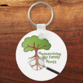 Mijn familierouten onderzoeken sleutelhanger (Voorkant)