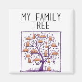 Mijn familiestructuur magneet (Voorkant)