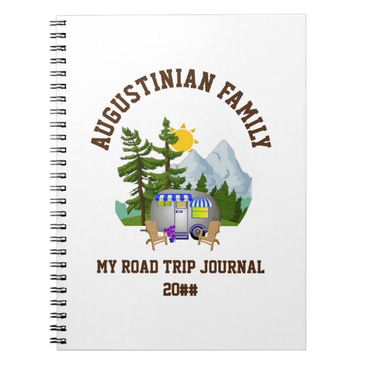 Mijn Family Road Trip Journal Notitieboek (Voorkant)