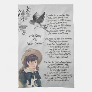 Mijn Fancy gedicht van Lewis Carroll Theedoek