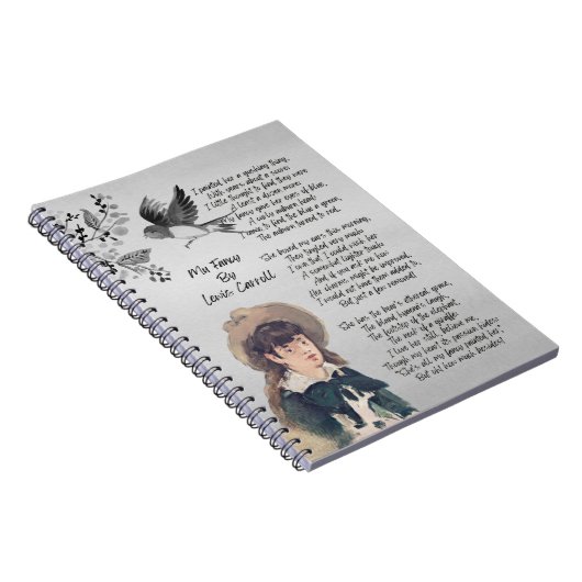 Mijn Fancy poëzie van Lewis Carroll Notitieboek (Rechterzijde)