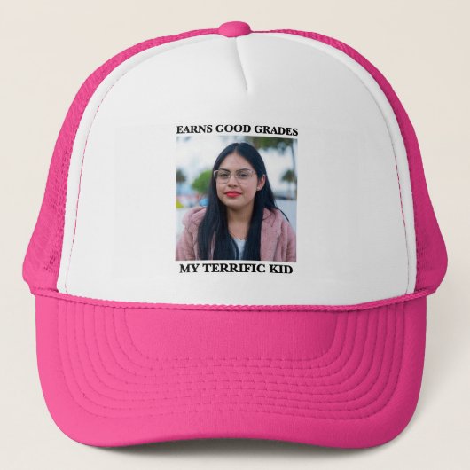 Mijn Fantastische Kind™ Truckerhoed (Personaliseer Trucker Pet (Voorkant)