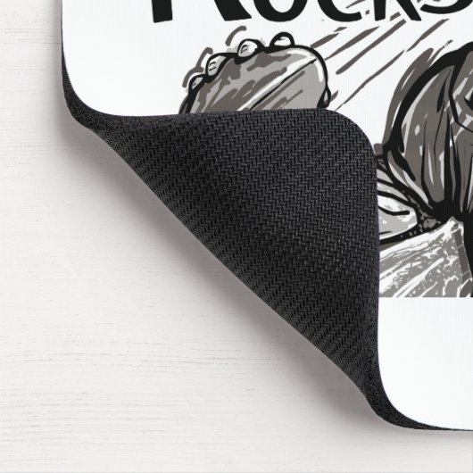 Mijn Fantasy Team Rocks. Mousepad Muismat (Hoek)