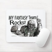 Mijn Fantasy Team Rocks. Mousepad Muismat (Met muis)