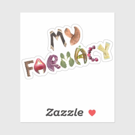 Mijn Farmacy - Gezond eten Sticker (Vel)