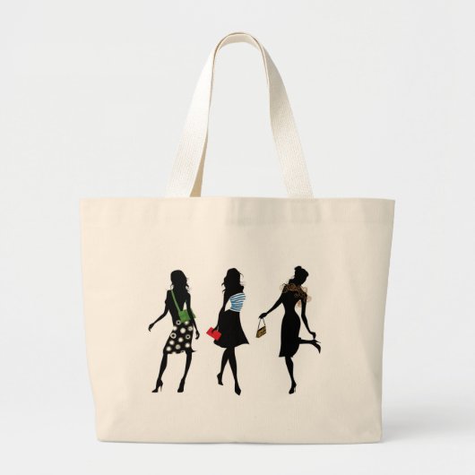Mijn Fashionista Bag Grote Tote Bag (Voorkant)