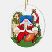 MIJN FAV! Football Santa - SRF Keramisch Ornament (Links)
