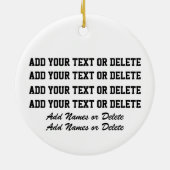 MIJN FAV! Football Santa - SRF Keramisch Ornament (Achterkant)