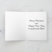 MIJN FAVORIET ***DAD** IN CHRISTMAS FEESTDAGEN KAART (Binnen)