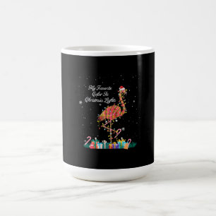 Mijn favoriet is kerstverlichting Costume Flamingo Koffiemok