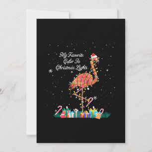 Mijn favoriet is kerstverlichting Costume Flamingo Save The Date
