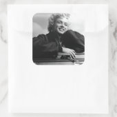 Mijn favoriet vierkante sticker (Tas)