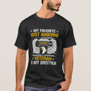 Mijn favoriete 101st Airborne-veteraan is mijn bro T-shirt