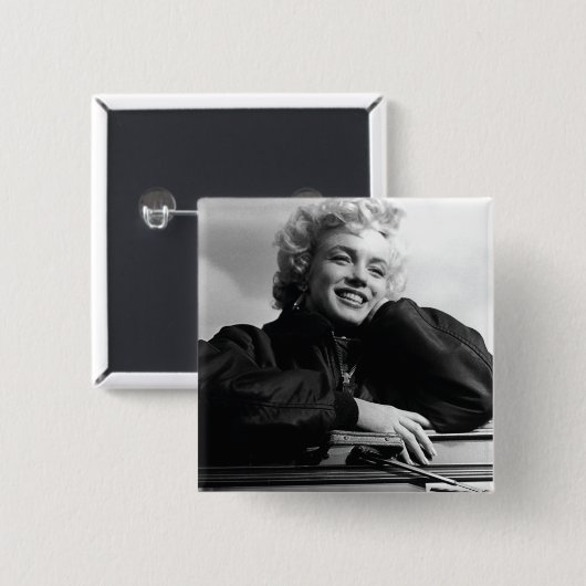 Mijn favoriete 2 vierkante button 5,1 cm (Voorkant /achterkant)