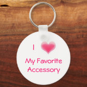 Mijn favoriete accessoire sleutelhanger (Voorkant)