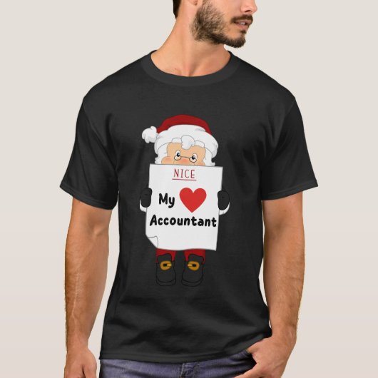 Mijn favoriete accountant - Kerstmis accountant T-shirt (Voorkant)