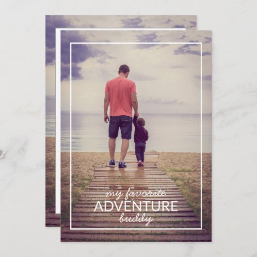 Mijn favoriete Adventure Buddy Vaderdag (Voorkant / Achterkant)